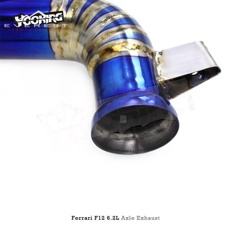 Titanium Exhaust Pipe System for Ferrari F12 Berlinetta/TDF 6.3L V12 2013-2017 High Performance Vacuum Valve Catback Exhaust