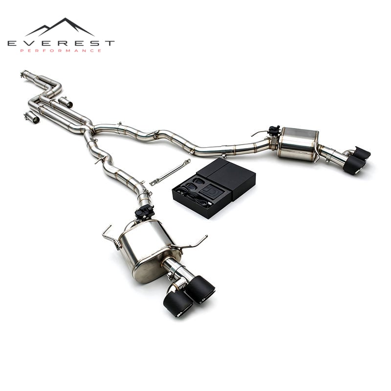 SUS304 Valvetronic Catback Exhaust Pipe for BMW 528GT/535i/535GT F10/F18 3.0T N54/N55 2011-2017 Racing Muffler Exhaust