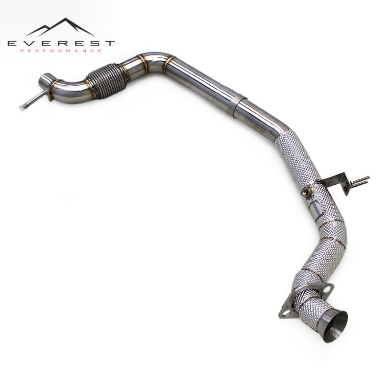 Exhaust Header Straight Downpipe Pipes for Ford Mustang 2.3T 2015-2022 Escape Free Flow Pipe SS304 Muffler Exhaust System