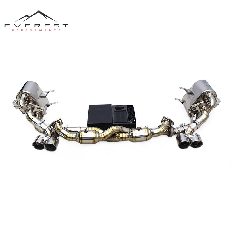 Race Titanium Lightweight Exhaust Axle Back for Porsche 911 997/997.1/997.2 Carrera 4S 2004-2012 Valved Sport Catback Muffler