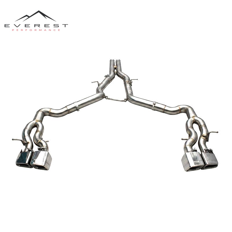 Valve Sport Catback Muffler for Mercedes-Benz CLS550 V8 4.7L W218 2010-2016 Stainless Steel Exhaust Pipes Muffler