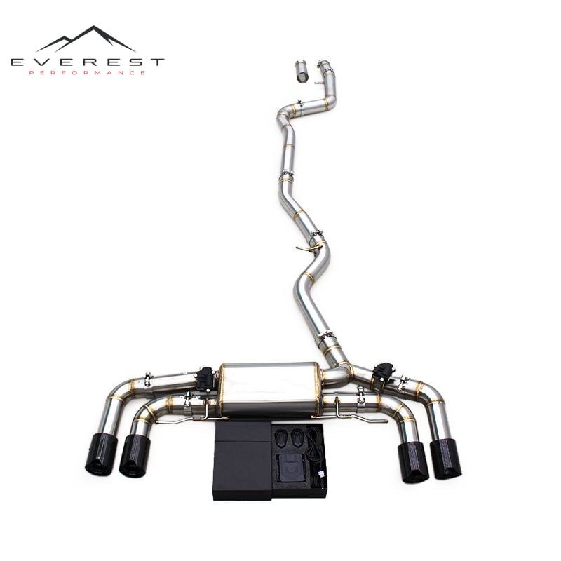Race Single Mid Pipe Cat Back for BMW M340/M340i G20/G22 3.0T 2019-2024 Exhaust Valvetronic Muffler Control System