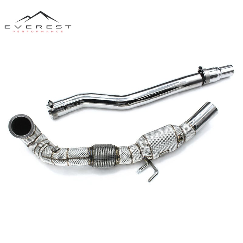 Straight Stainless Steel Exhaust Downpipe for VW GOLF 7R/7.5R GOLFR 2.0T 2012-2019