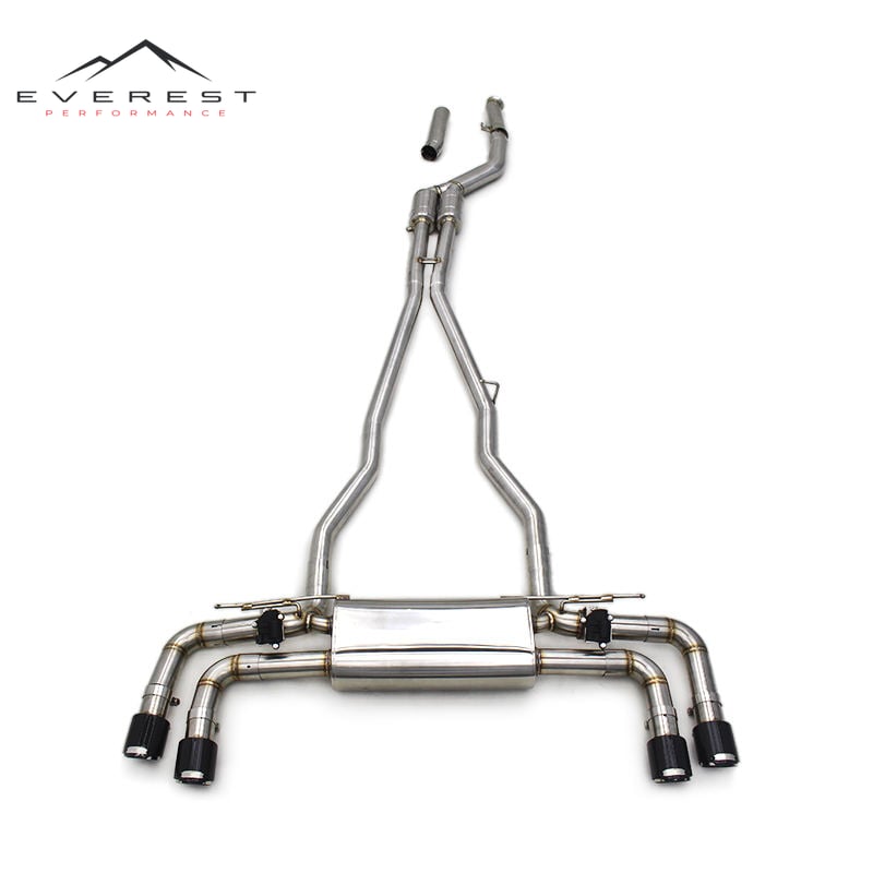 Stainless Steel Catback Pipe Exhaust System for BMW 530i 540I B48 3.0T 2017-2023 Performance Valve Controlled Muffler