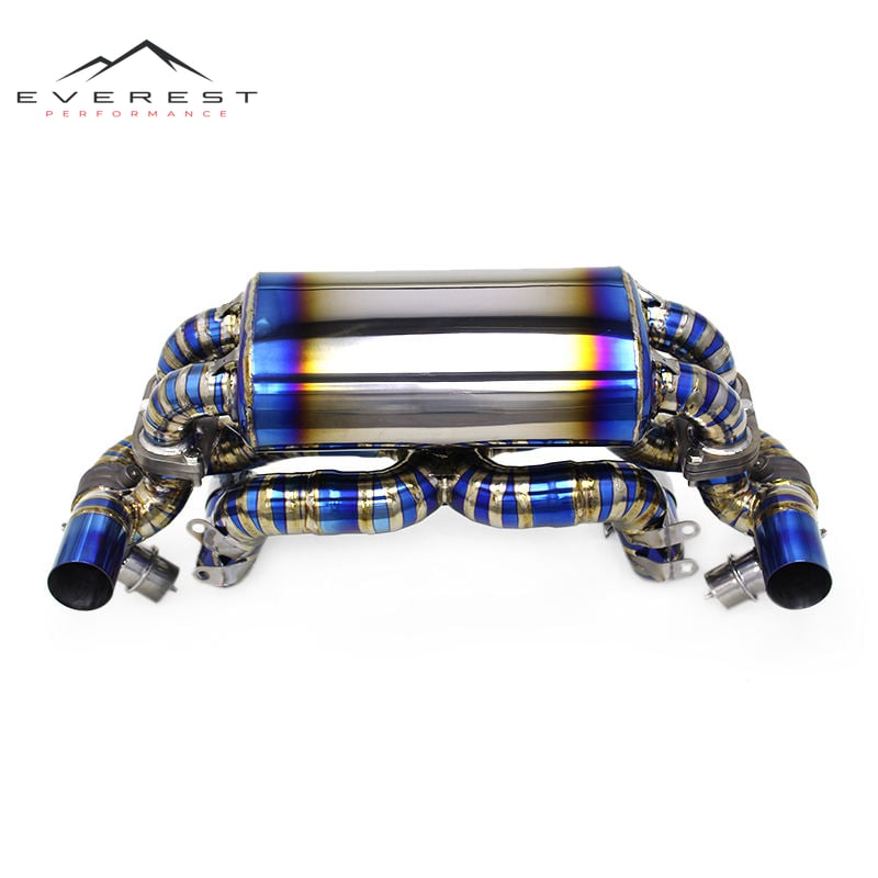 Race Sport Axle Back for Ferrari F430SC/F430 Scuderia/430 Scuderia/16M 4.3L 2009-2015 Valved Titanium Muffler Superfast Exhaust
