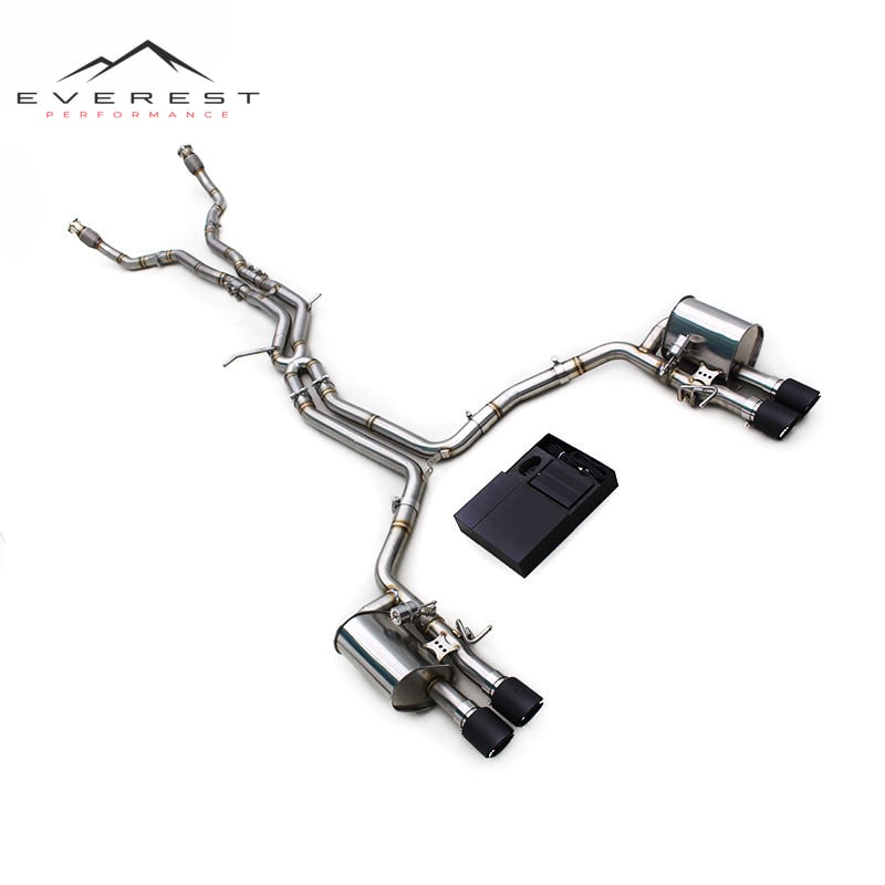Supersport Car Valved Exhaust System SS304 for Audi S4/S5 B8 B8.5 3.0T 2013-2019 Silencer CatbacK Muffler with Controller