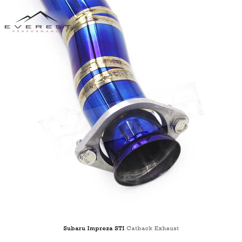 Titanium Exhaust Pipe System for Subaru Impreza STI 2.5T 2008-2021 High-quality Racing Electronic Valve Catback Exhaust