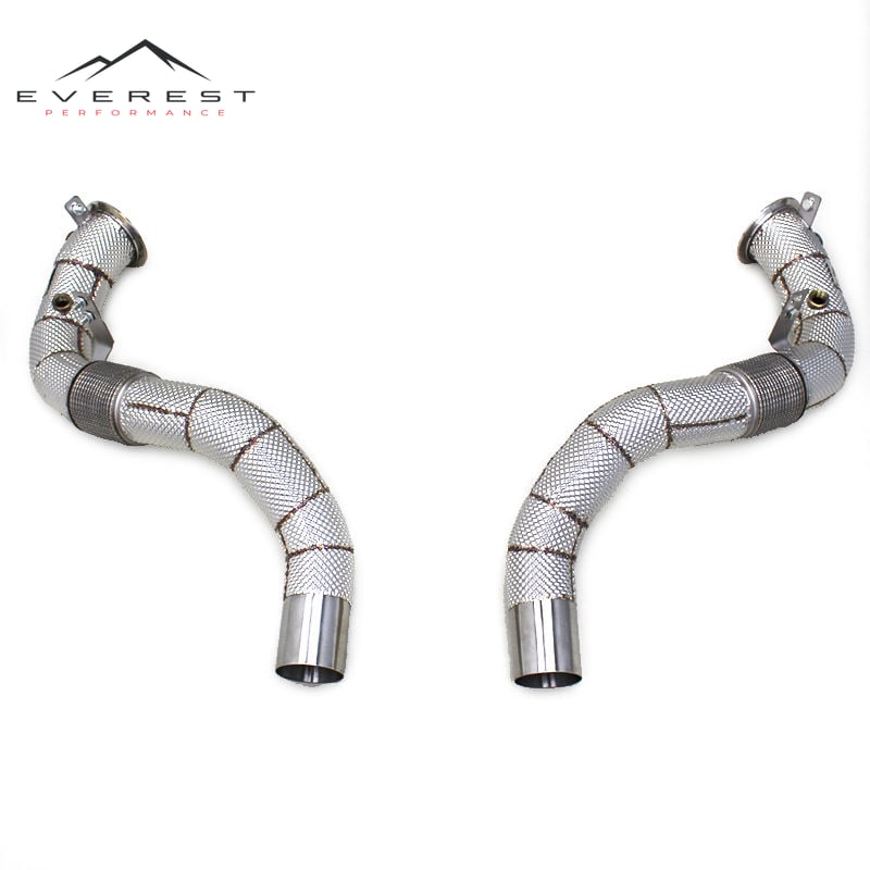 Free Flow Exhaust Downpipe for BMW X5 X6 G05 G06 40i B58 3.0T G05 2019-2022 Stainless Steel Exhaust Pipe Car Exhaust System
