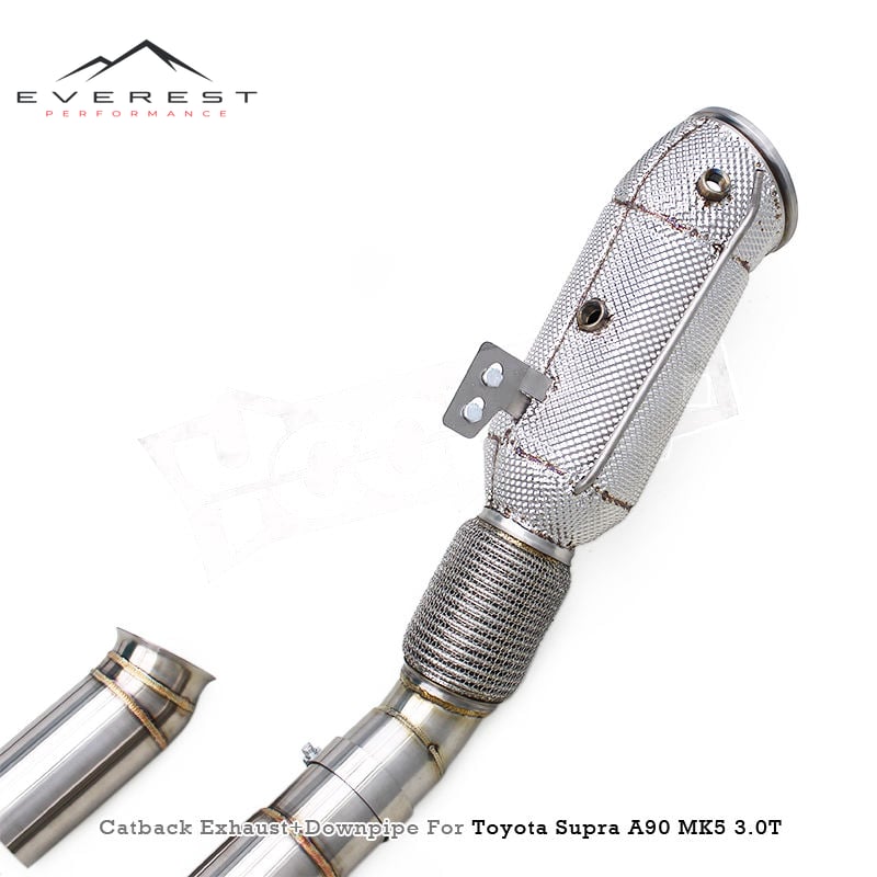 Racing SS304 Valvetronic Catback Exhaust Pipe for Toyota Supra A90/A91 MK4/MK5 3.0T 2020-2025 With Downpipe Full Valved Muffler