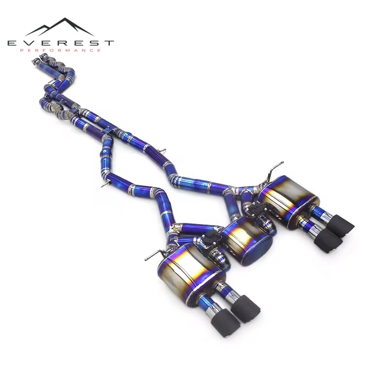 Lightweight Catback for BMW M3/M4 F80/F82 3.0T 2015-2019 Titanium Exhaust Pipes Muffler Valvetronic