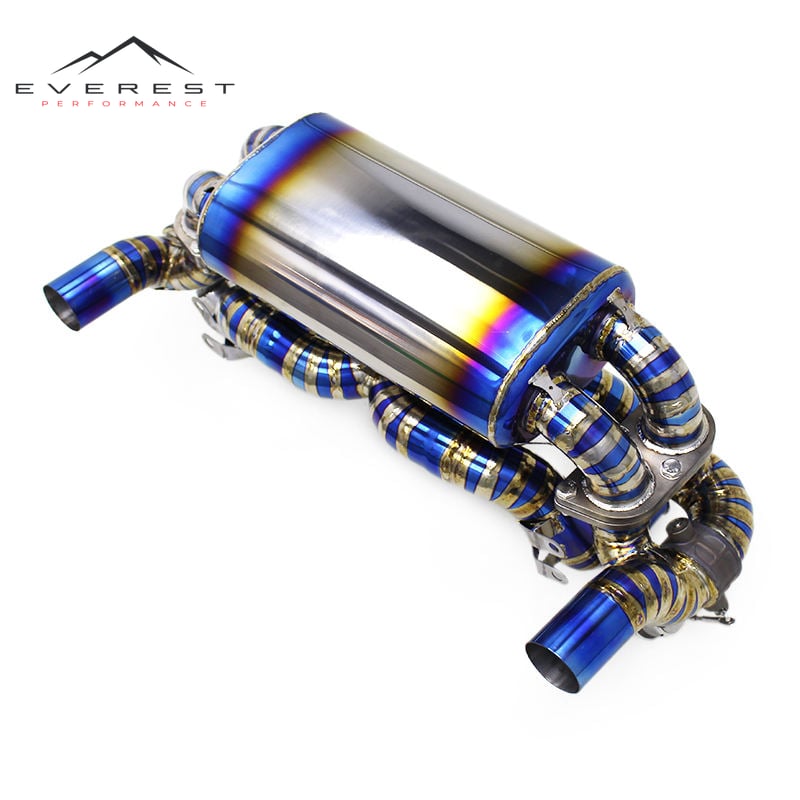 Titanium Exhaust Pipe System for Ferrari F430 4.3L 2005-2009 High Performance Vacuum Valve Catback Exhaust