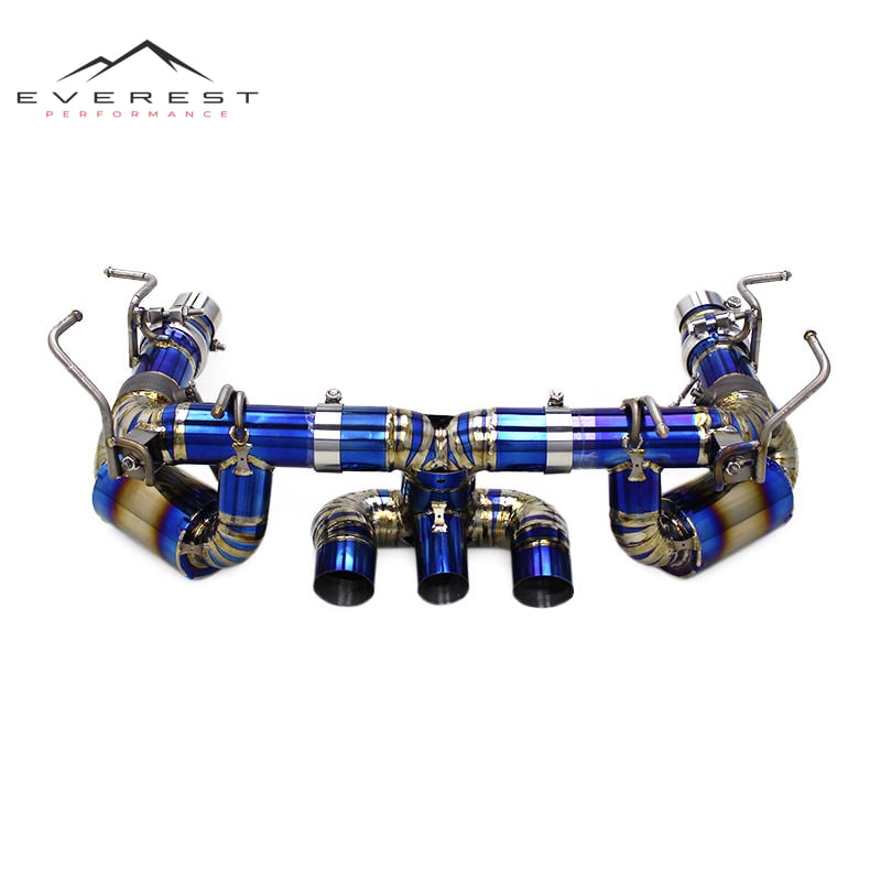 Titanium Lightweight Axle Back for Ferrari 458 Italia/Spider V8 4.5 2011-2013 Superfast Car Rear Catback Muffler Section