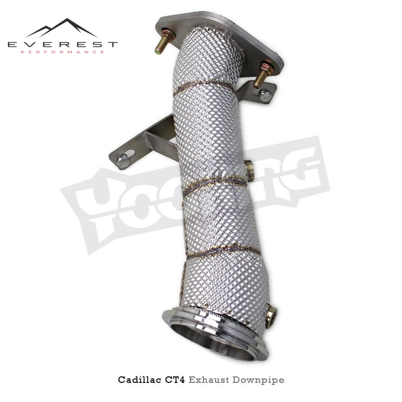 Direct-fit Straight Exhaust Downpipe for Cadillac CT4 2.0T 2019-2023 Stainless Steel Straight Pipes Exhaust Downpipe Test Pipes