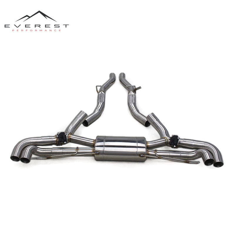 Stainless Steel Catback for BMW X7 4.4TT G07 2019-2024 Muffler Valvetronic Remote Control Exhaust System