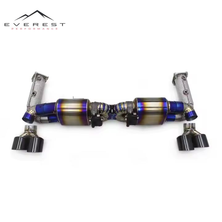Exhaust Downpipe for Porsche 911 991/991.2 3.0T (2016-2018) Titanium Race Valvetronic Catback Muffler