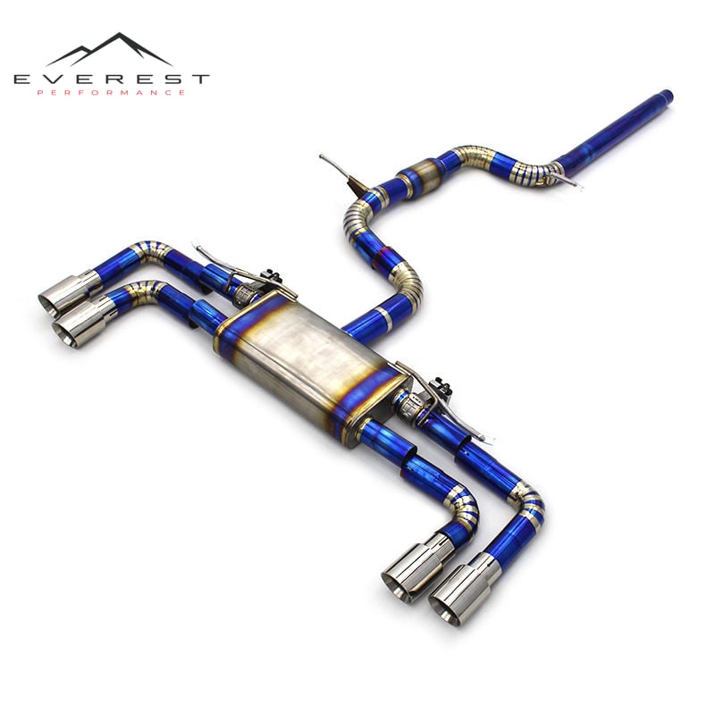 Escape Titanium Exhaust Catback for VW Golf MK7.5/7.5 GTI 2.0T 2015-2019 Auto Performance Parts