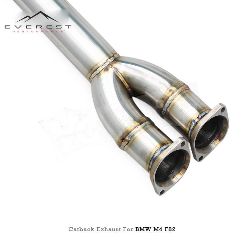Racing Stainless Steel Valvetronic Catback Exhaust Pipes for M3/M4 F80/F82 3.0T 2014-2019 With Valved Muffler Exhaust Pipe