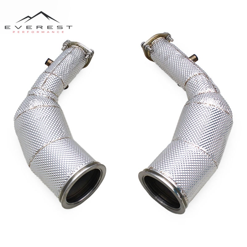 Exhaust Downpipe With OPF for Audi RS6/RS7 C8 4.0T 2021-2023 Stainless Steel Exhaust Pipe Racing Car Exhaust System