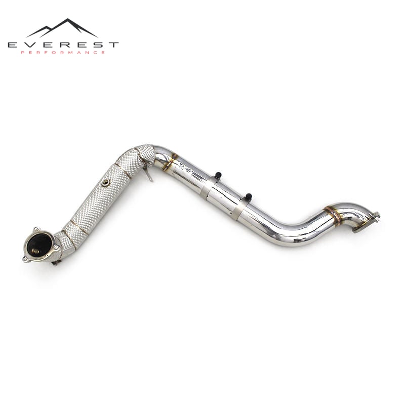 Performance Downpipe for Mercedes-Benz A35 AMG W177 2.0T 2020-2023 Engine Auto Parts Pipe Polished Exhaust Down Pipe