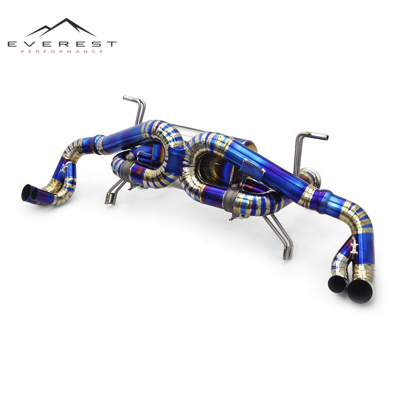 Titanium Muffler Catback for Audi R8 V10 5.2 2008-2016 Luxury Car Vacuum Valve Exhaust System