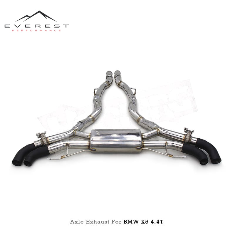 SS304 Valved Muffler Exhaust Pipe System for BMW X5 G05 4.4T Sport Car Enhanced Sound