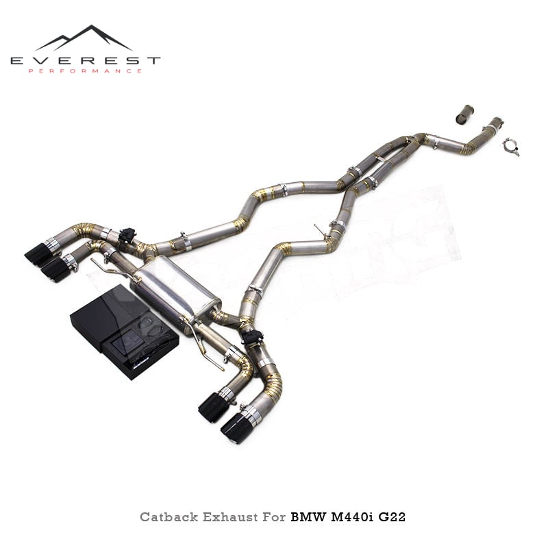 Racing Titanium Exhaust Pipe for M340 M340I G20 Exhaust Catback With Valve Control for BMW M440/M440i G22 3.0T B58 2019-2026