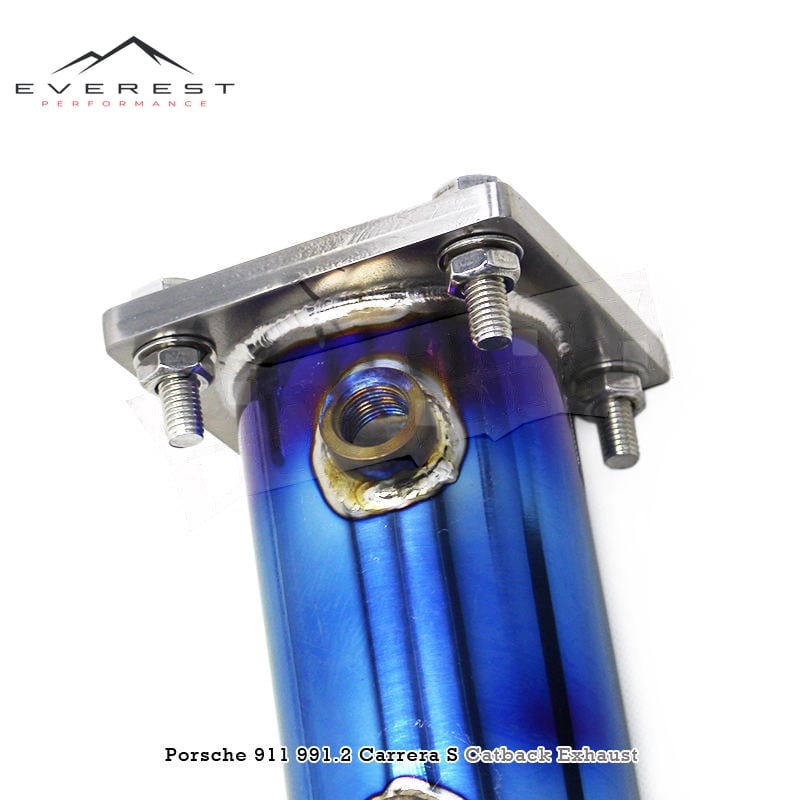 Titanium Exhaust Pipe System for Porsche 911 991 991.2 Carrera S 3.0T 2016-2018 Vacuum Valve Racing Exhaust Muffler