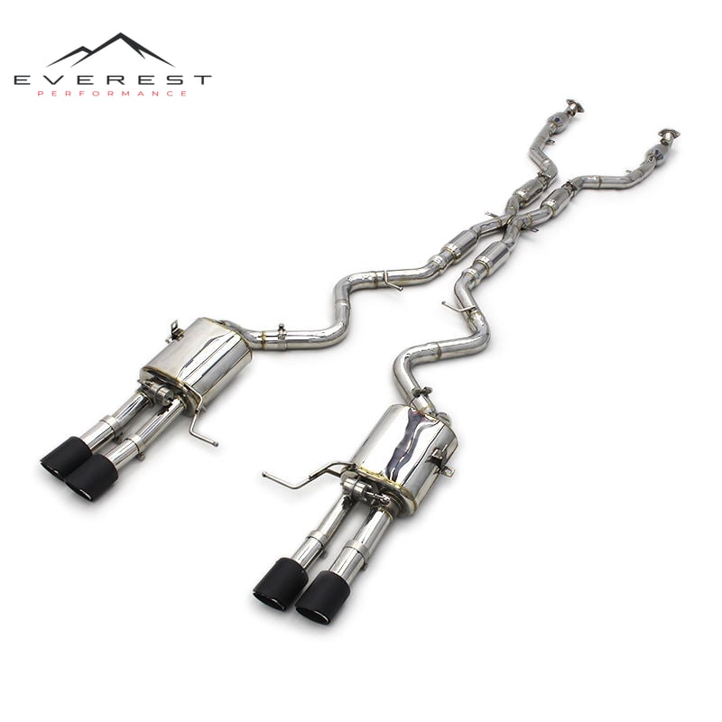 Vacuum Valve Exhaust System for BMW M3 E92 4.0L 2008-2013 Muffler Stainless Steel Catback Carbon Black Tips