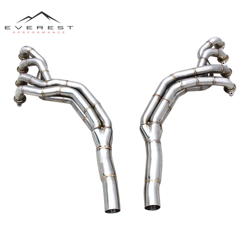 Exhaust Pipe System for Chevrolet Camaro SS 6.2L 2010-2017 Custom Stainless Steel Equal Length Long Tube Exhaust System