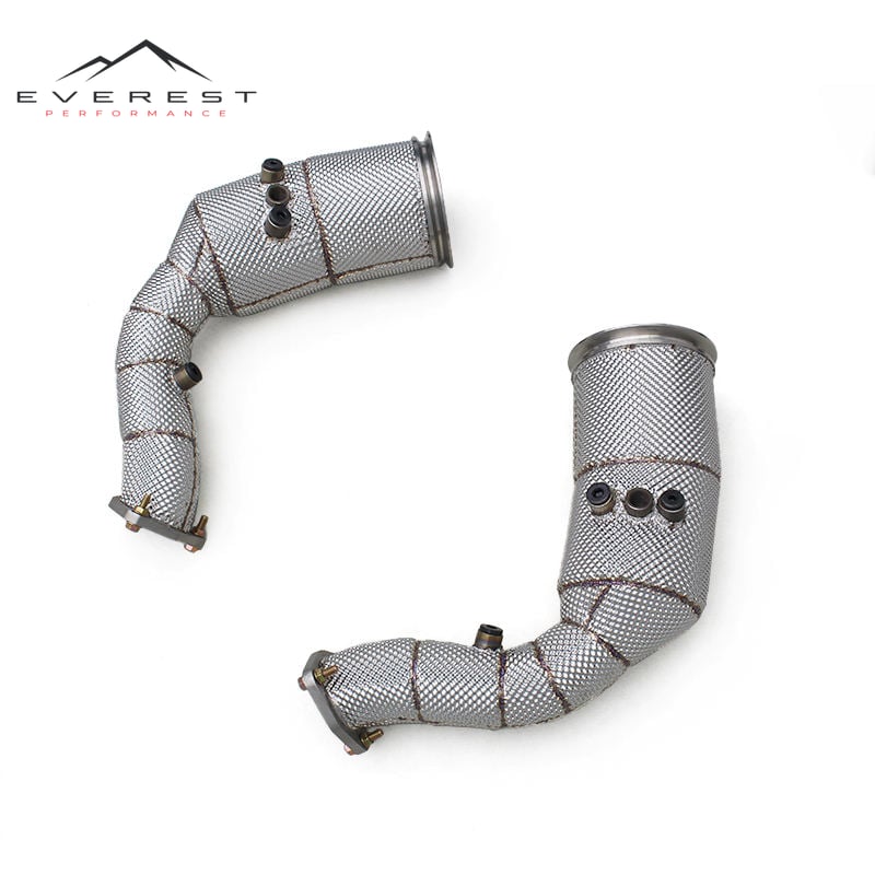 Custom Engine Header Downpipe for Lamborghini URUS 4.0 2018+ Racing Car SS304 Free Flow Pipe with OPF Exhaust System