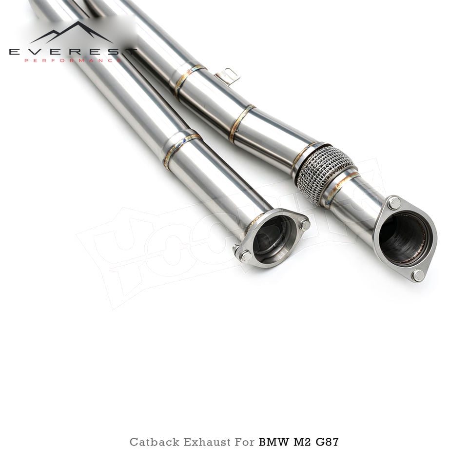 Custom Valved Sport Catback Muffler for BMW M2 G87 3.0T S55 2023-2026 Stainless Steel Valvetronic Exhaust System Dynamic Sound