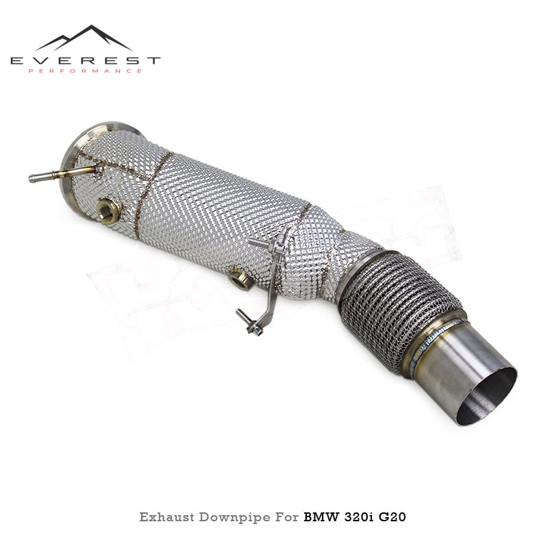 Turbo Downpipe for BMW 320i G20 2.0T 2020-2024 Stainless Steel Exhaust Downpipe Header Free Flow Downpipe with OPF/GPF