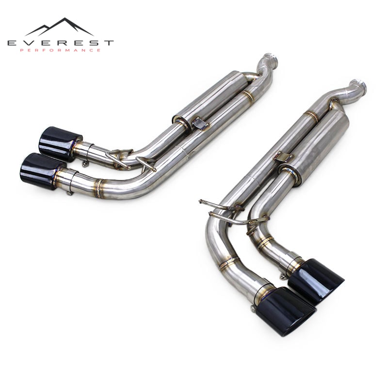 SUS304 Stainless Steel Exhaust for Mercedes-Benz G500 G550 W464 4.0T 2021-2022 Rear Muffler Supports Valve System
