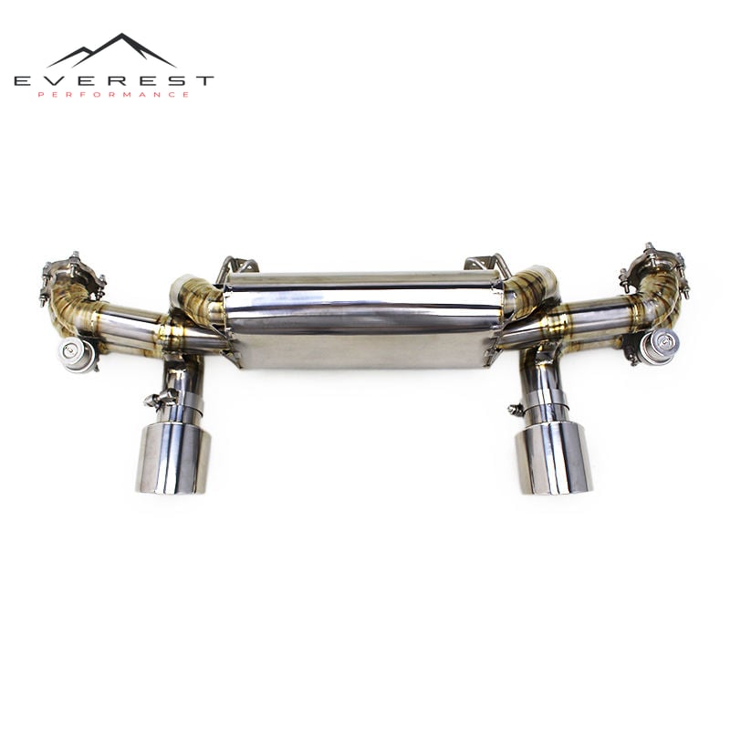 Exhaust Pipe System for Porsche 718 Cayman GT4 4.0L 2020-2022 Muffler Exhaust Pipe With Valve Control System