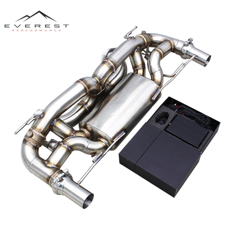 Custom Axle Exhaust System for Aston Martin DB9 V12 6.0L 2004-2017 Sport Car Stainless Steel Pipes Valved Sport Catback Muffler