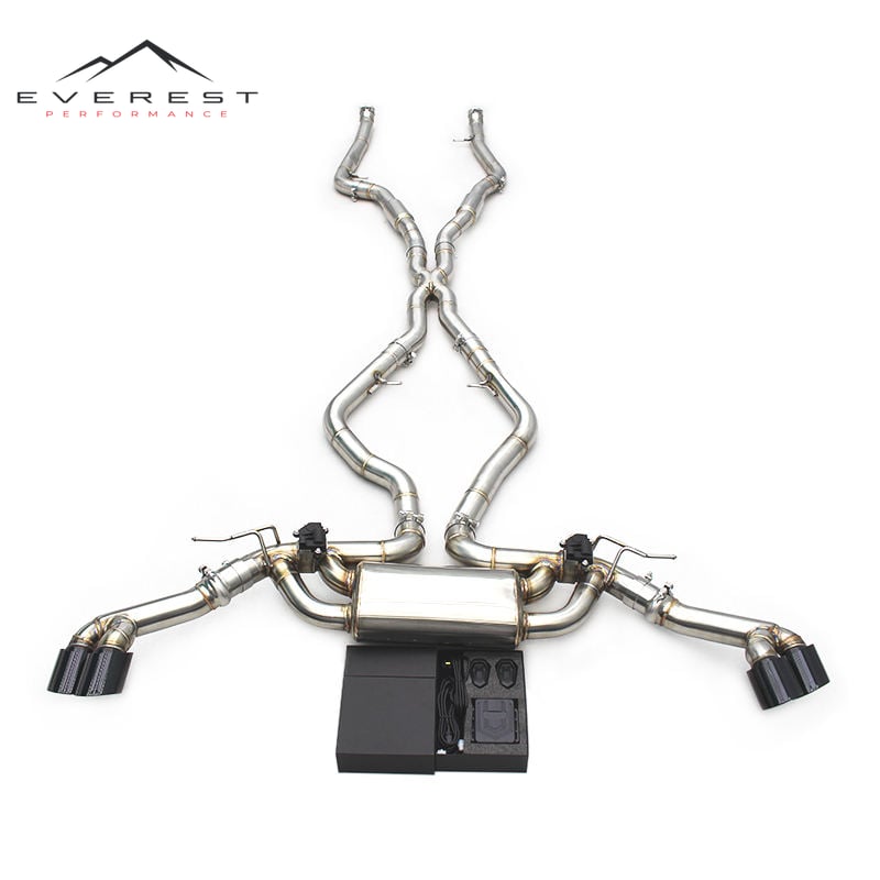 SS304L Exhaust Pipe System for BMW X5 F15 M50i 4.4T 2014-2018 Sport Tuning Valvetronic Catback Exhaust