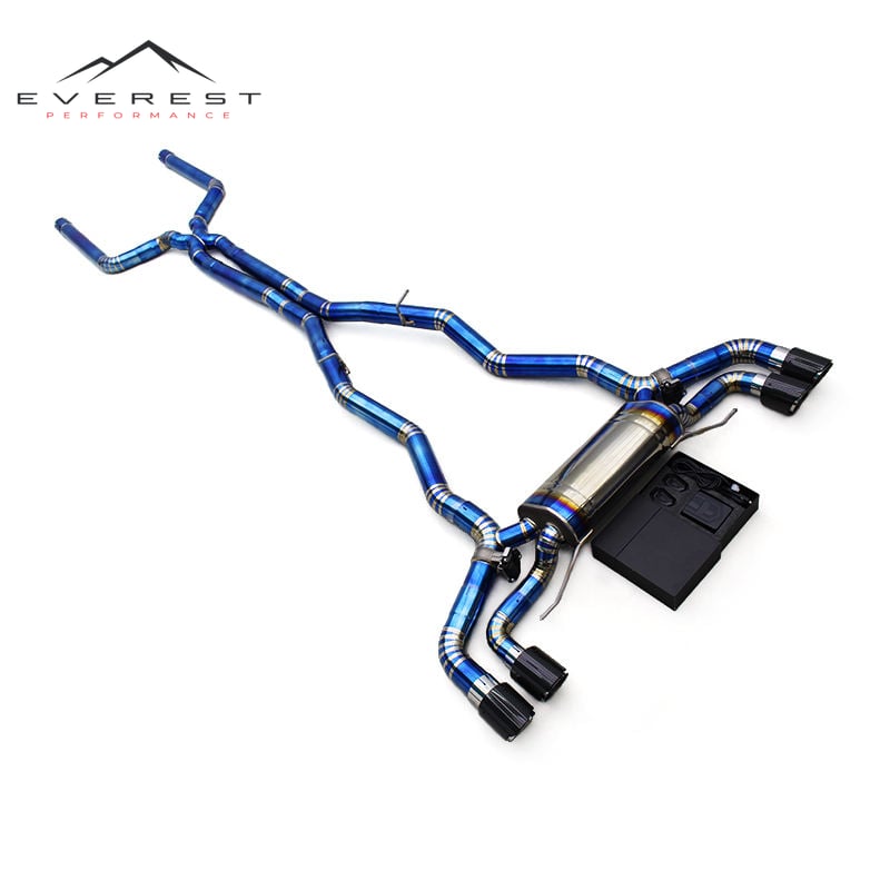 Valvetronic Exhaust System for BMW M5 F90 4.4T 2018-2023 Titanium Exhaust Pipe