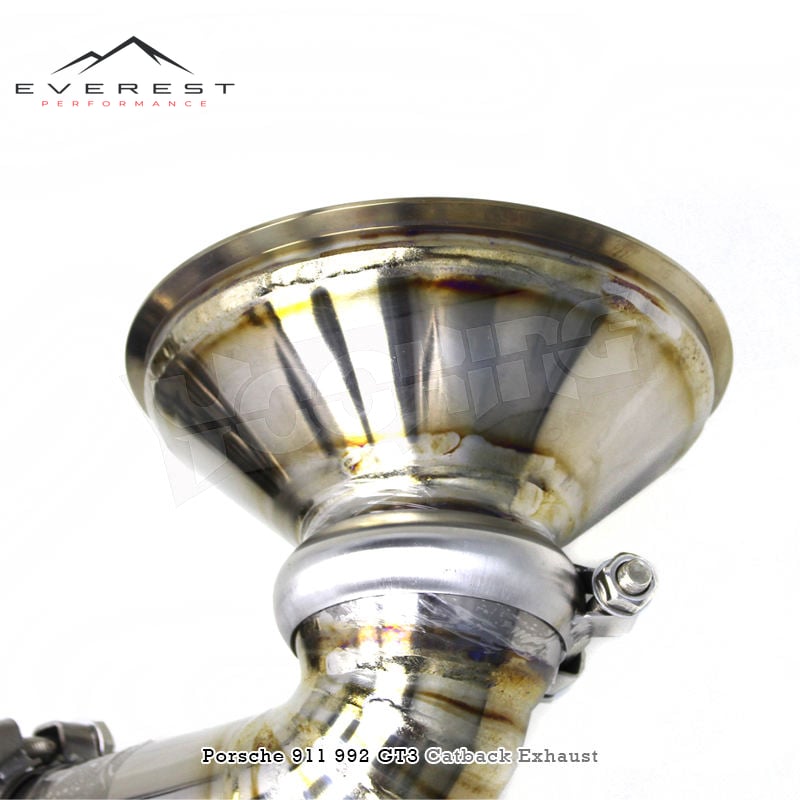Titanium Exhaust Pipe System for Porsche 911 992 GT3 4.0 2017-2024 Racing Car Valvetronic Catback Exhaust System