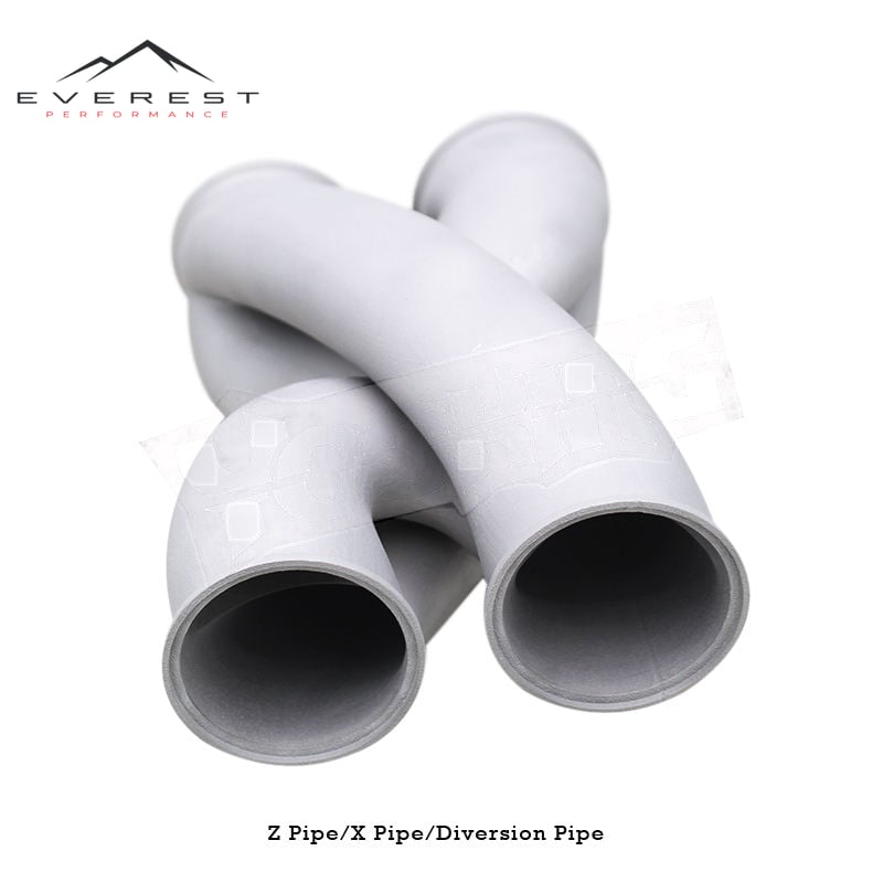 3D Printed Stainless Steel Z Pipe 2.75/3/3.5 Inch Universal Racing Equal Length Exhaust Crossover