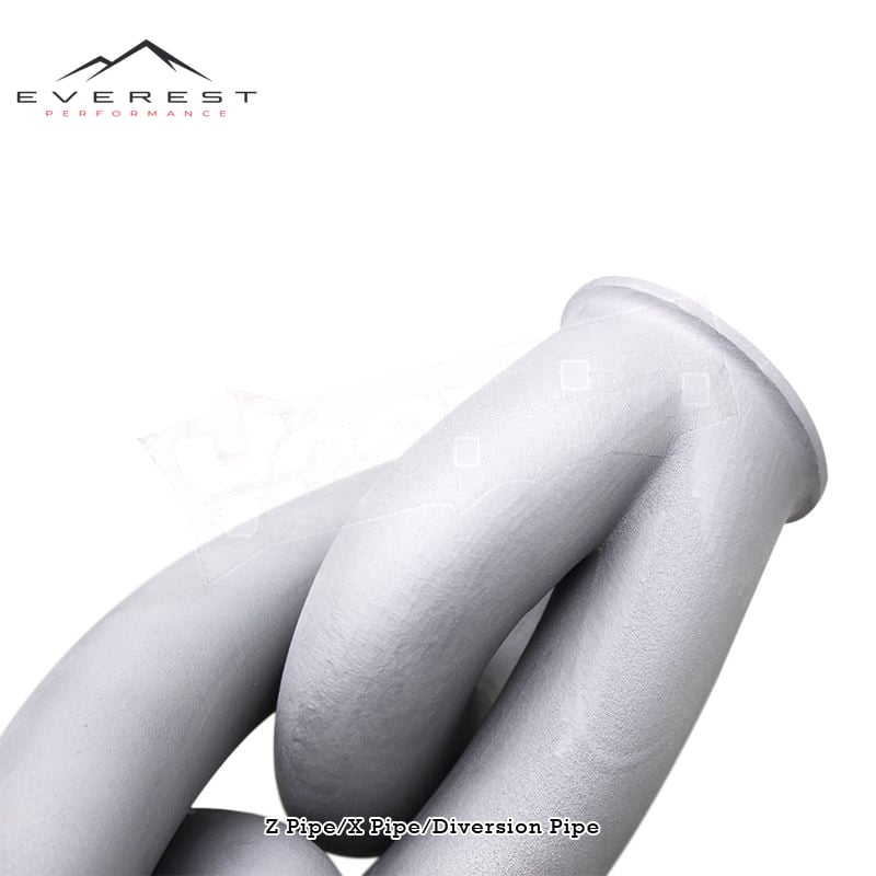 SS316 3D Printed Z/X Pipe for All Car Models Z/X Pipe 2.5 /2.75 /3 Inch Universal Exhaust Pipe