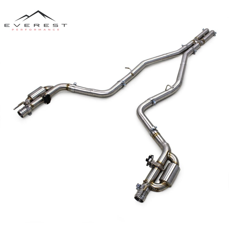 Exhaust Pipes for Dodge Challenger RT 5.7L 2016-2022 Stainless Steel Catback Valvetronic Muffler Modified Sound