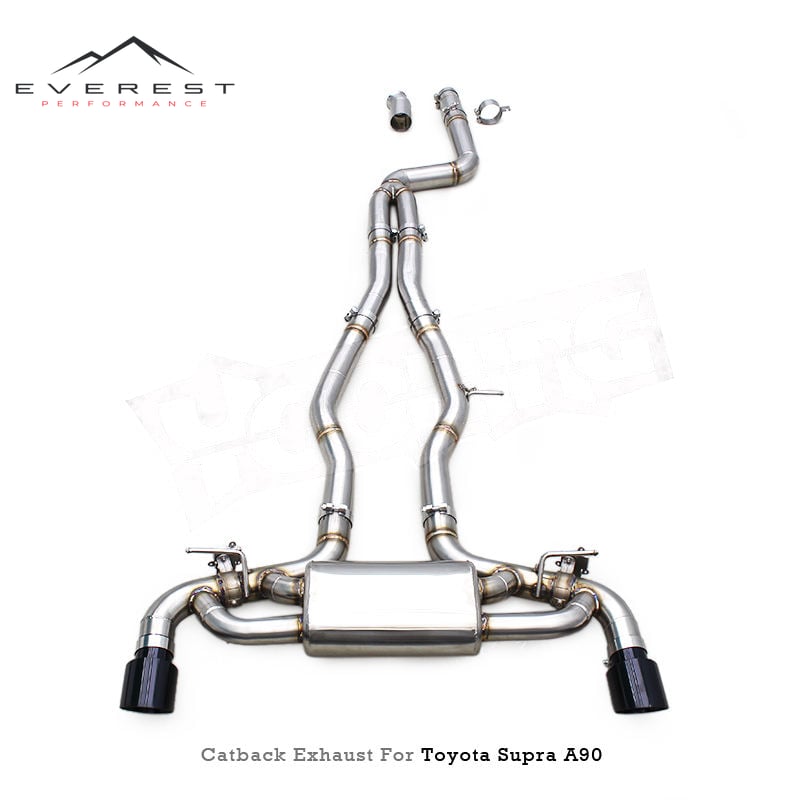 Stainless Steel Catback Exhaust System for Toyota Supra A90 A91mk4 3.0T 2020-2023 Racing Exhaust Pipe Muffler with Valve