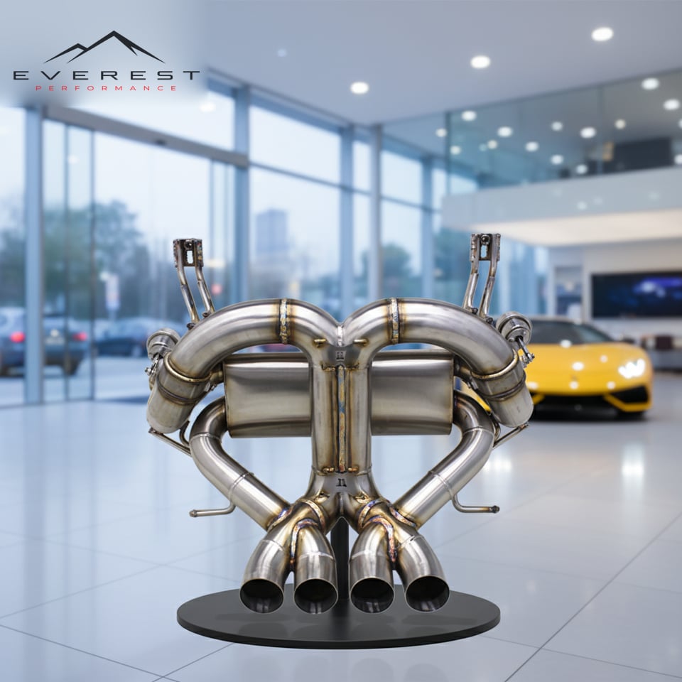 Custom Catback Muffler for Lamborghini Aventador LP700 LP750SV 6.5L 2011-2016 SUS304 Pipes Valve Exhaust System