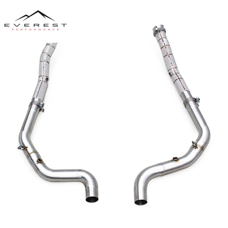 Race Performance Downpipe for Land Rover Range Rover Sport SVR 5.0L 2018-2024 Upgrade Heat Shield Free Flow Exhaust System Kits