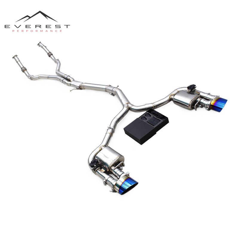 Custom Valvetronic Exhaust System for Audi RS4/RS5 B9/B9.5 2.9T 2017-2024 Racing Car Stainless Steel Pipes Catback Muffler