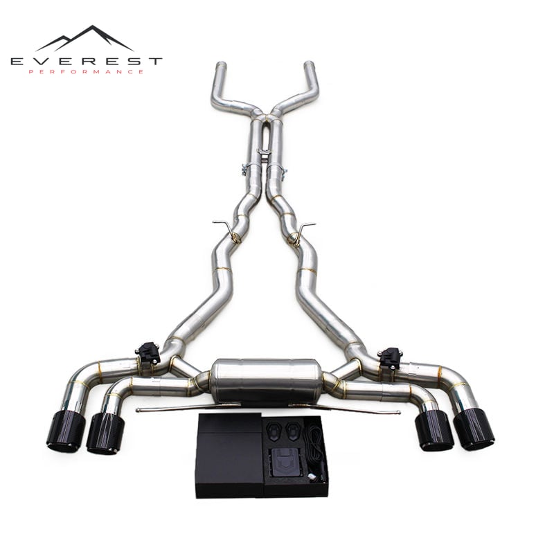 Custom Catback Muffler for BMW M8 Gran Coupe F93 4.4T 2019-2024 Four Door Sport Exhaust Pipes System with Remote Control