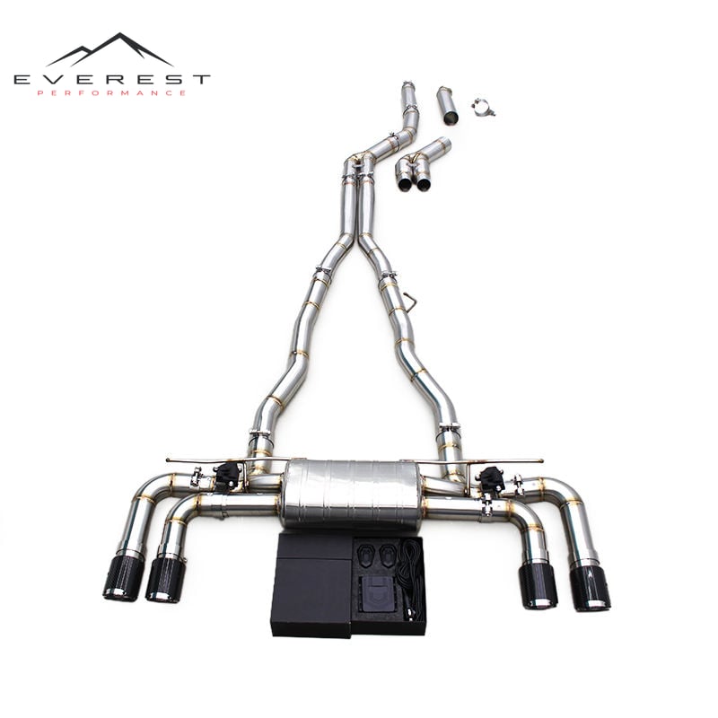 Stainless Steel Valvetronic Catback for BMW 540/540i G30/G38 3.0T B58 2018-2024 With Remote Controller Muffler Exhaust Pipe