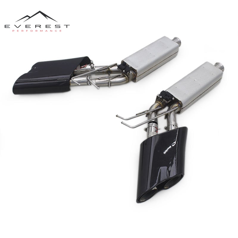 Valvetronic Exhaust Pipes for Mercedes-Benz G500/G550/G63 W463A/W464 Muffler Stainless Steel Catback With LED Tips