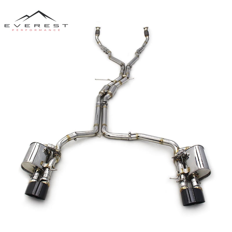 Escape Catback for Audi S4/S5 B8 B8.5 3.0T 2013-2019 Rear Exhaust Pipe Silencer Muffler SUS304 Stainless Steel System
