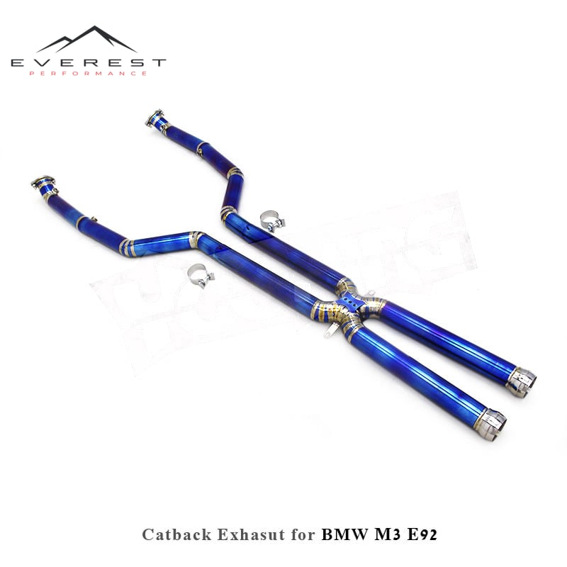 Custom Exhaust Titanium Pipes Midpipe for BMW M3 E90/E92/E93 4.0L 2007-2013 Performance Car Exhaust Free Flow System